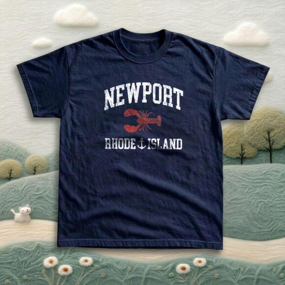 Other - port Rhode Island Navy Graphic Tee